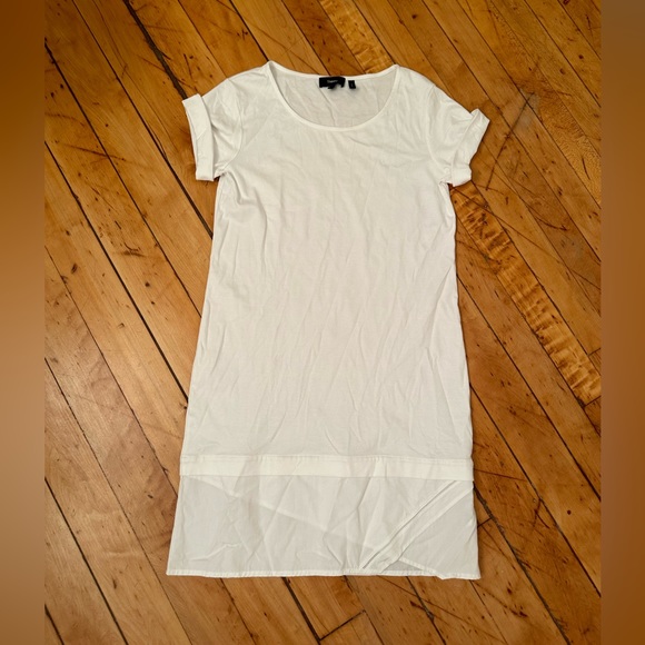 Theory Dresses & Skirts - Theory Saydi Classic Tee Dress in white pima cotton!